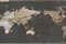 World Map in Gold and Gray Poster Print by Elizabeth Medley - Item # VARPDX9762D